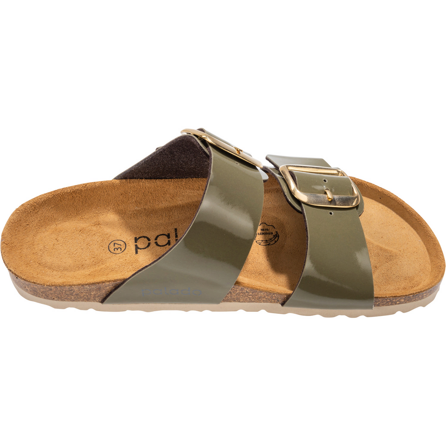 Palado Samos GS, Pantoletten, Damen, Lack Olive