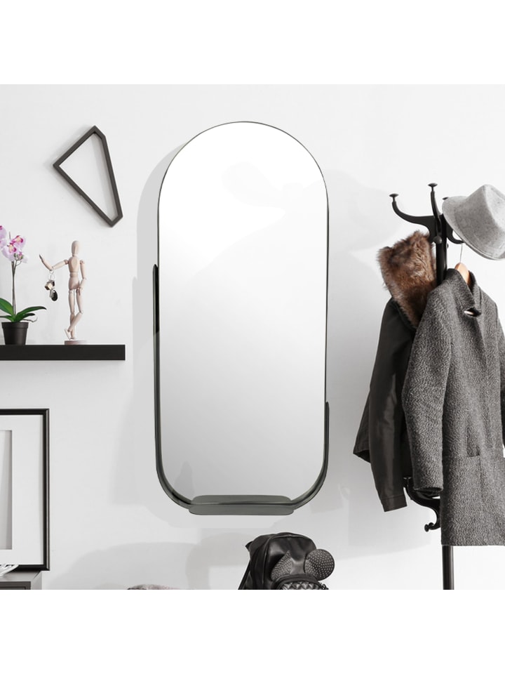 KADIMA DESIGN Wandspiegel 51x114 cm Metall Design Hängespiegel , Eisen günstig kaufen onesize