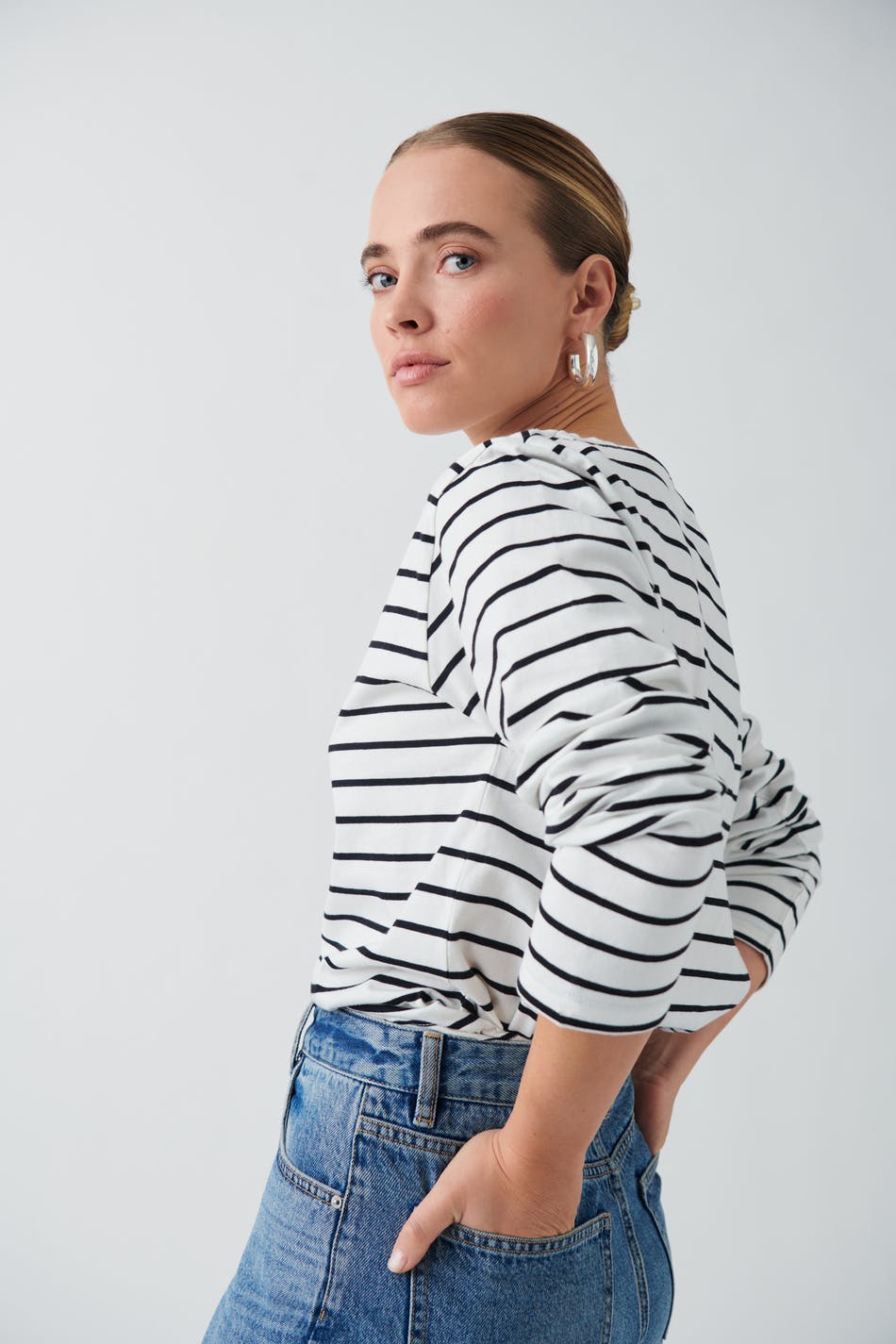 Boatneck ls tee