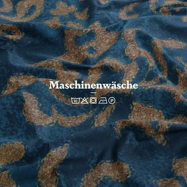 Bettwäsche 2tlg. Bettbezug + Kissenbezug - Floral / Ornament, Bestlivings, Satin Baumwolle, 100% Baumwolle, verd. Reißverschluss, Satin Qualität - Bettdeckenbezug