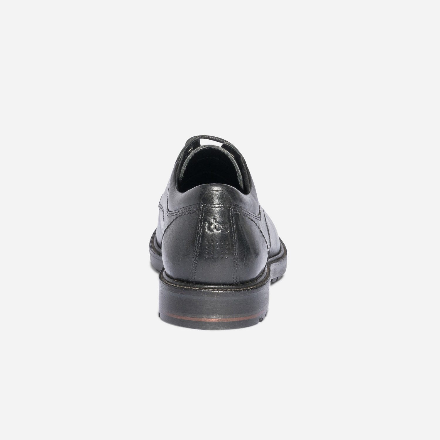 Derby TBS noir en cuir