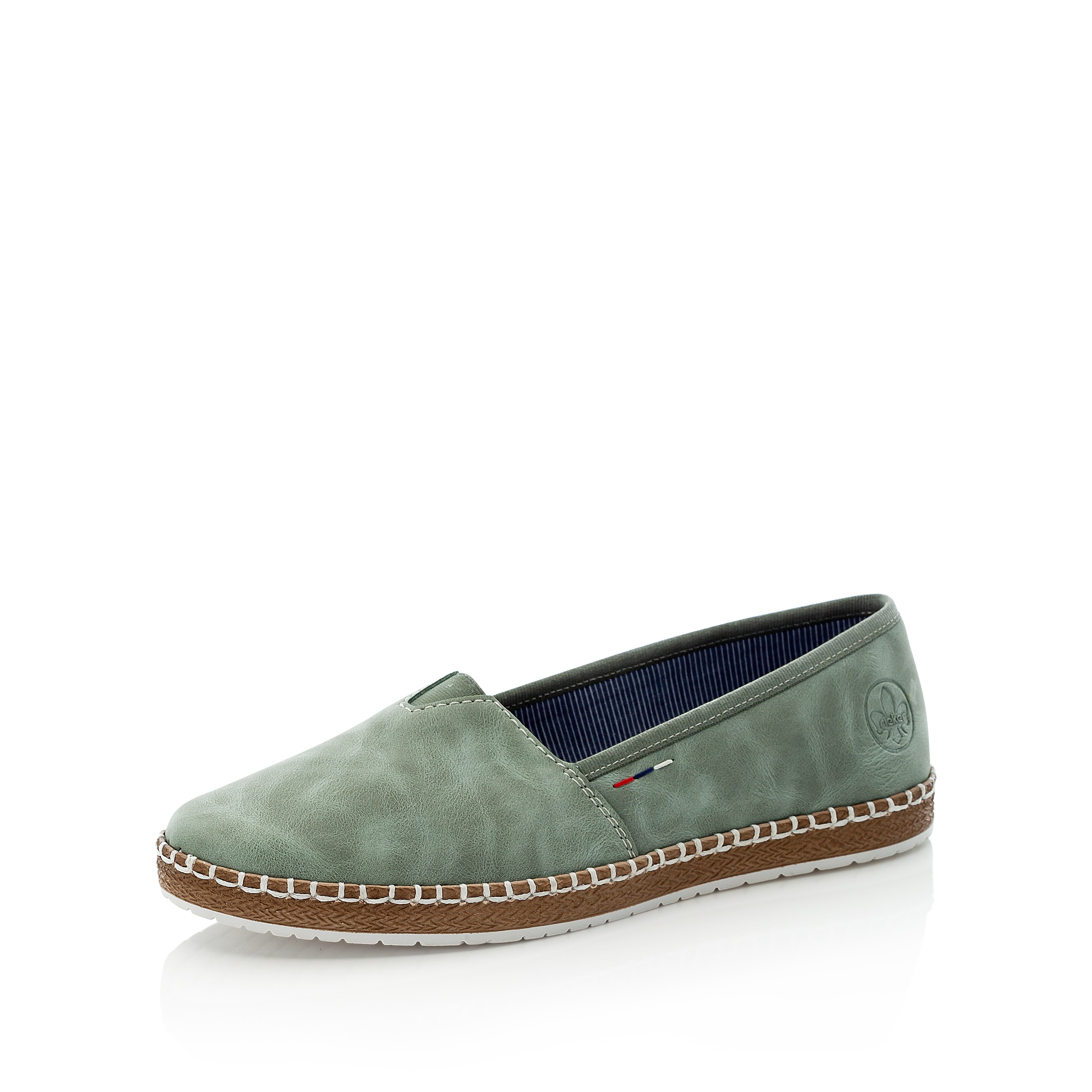 Rieker Damen Ballerinas grasgrün
