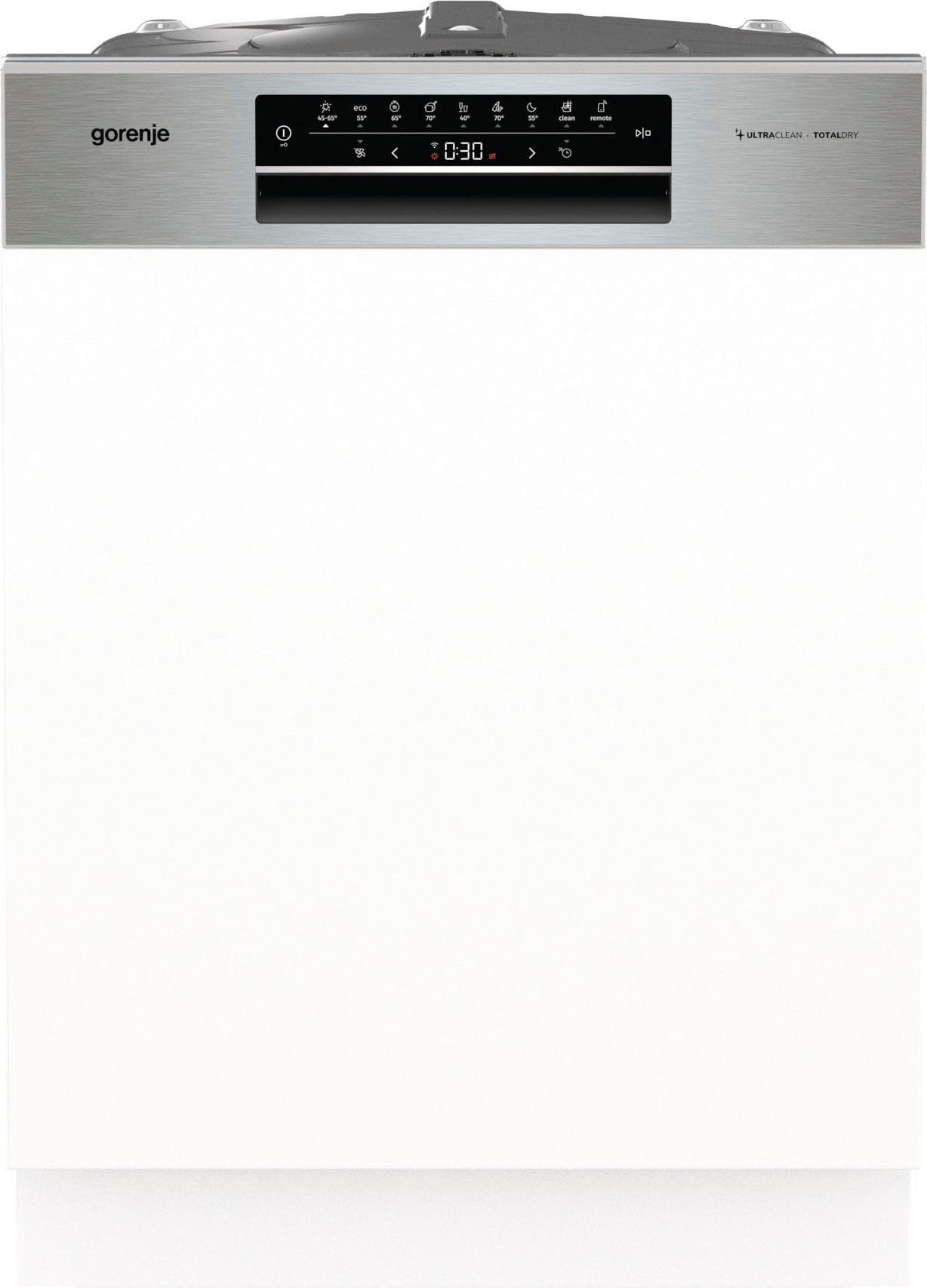 GORENJE teilintegrierbarer Geschirrspüler, GI673C60X, 16 Maßgedecke, automatische Türöffnung