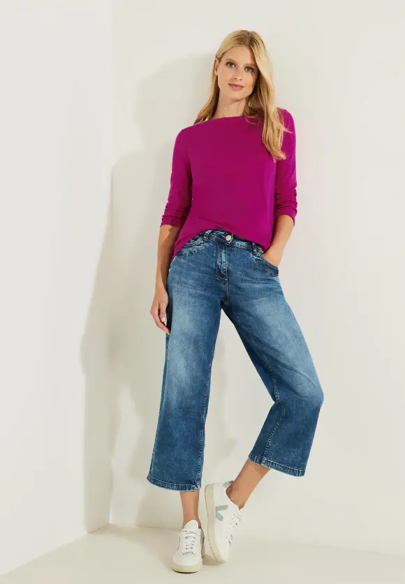 CECIL Basic Shirt in Unifarbe