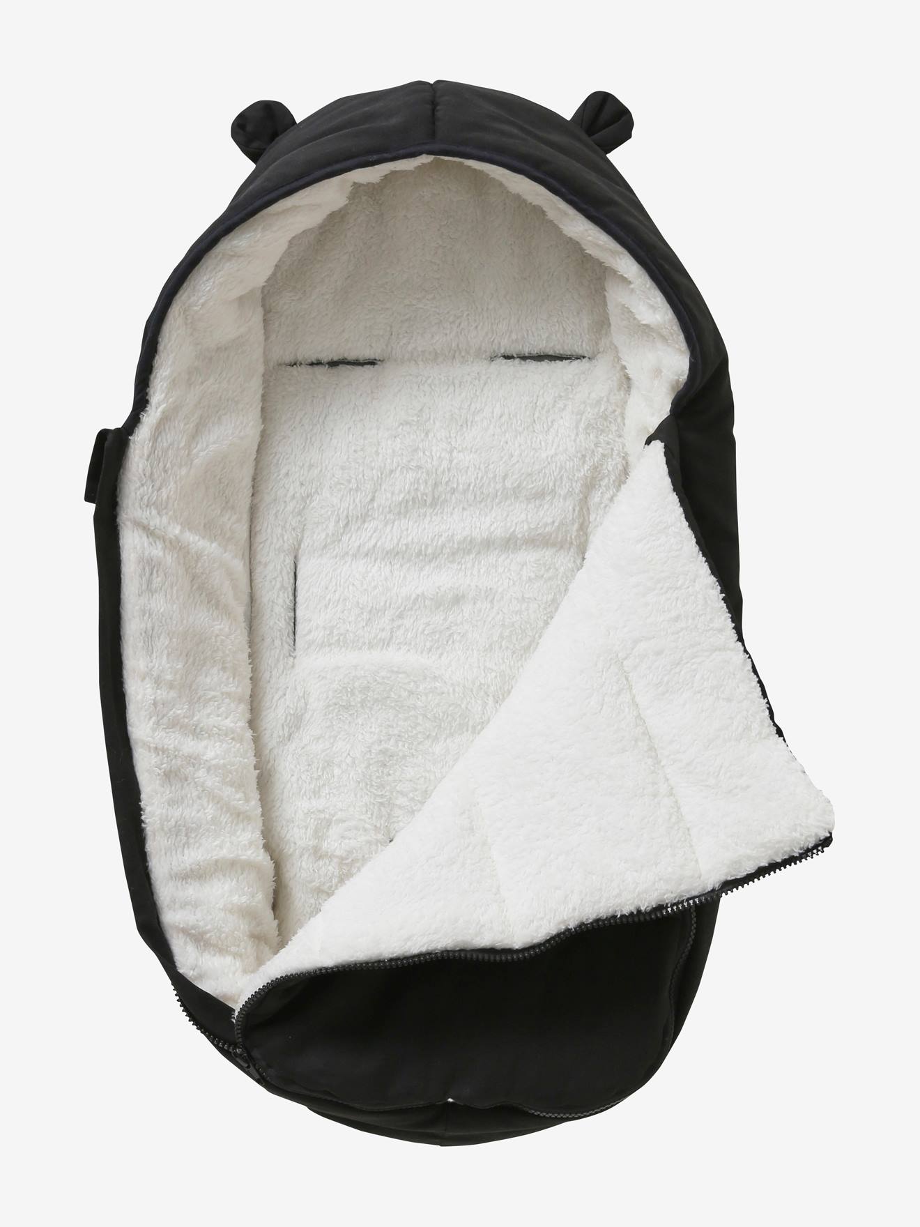 Vertbaudet Fußsack für Kinderwagen & Babyschale, wetterfest - schwarz
