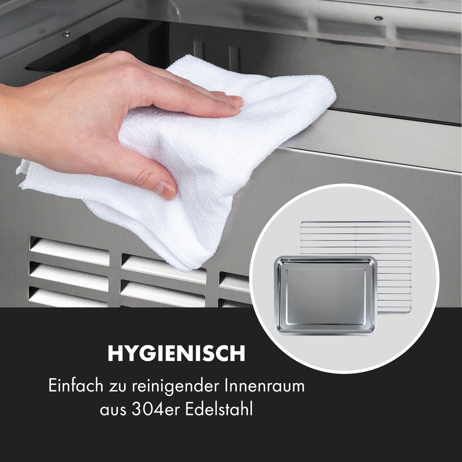 Klarstein Getränkekühlschrank HEA10-SteakhousePro 10035176, 82 cm hoch, 59.5 cm breit, Steakhouse Flesich Kühlschrank Fleischreifeschrank