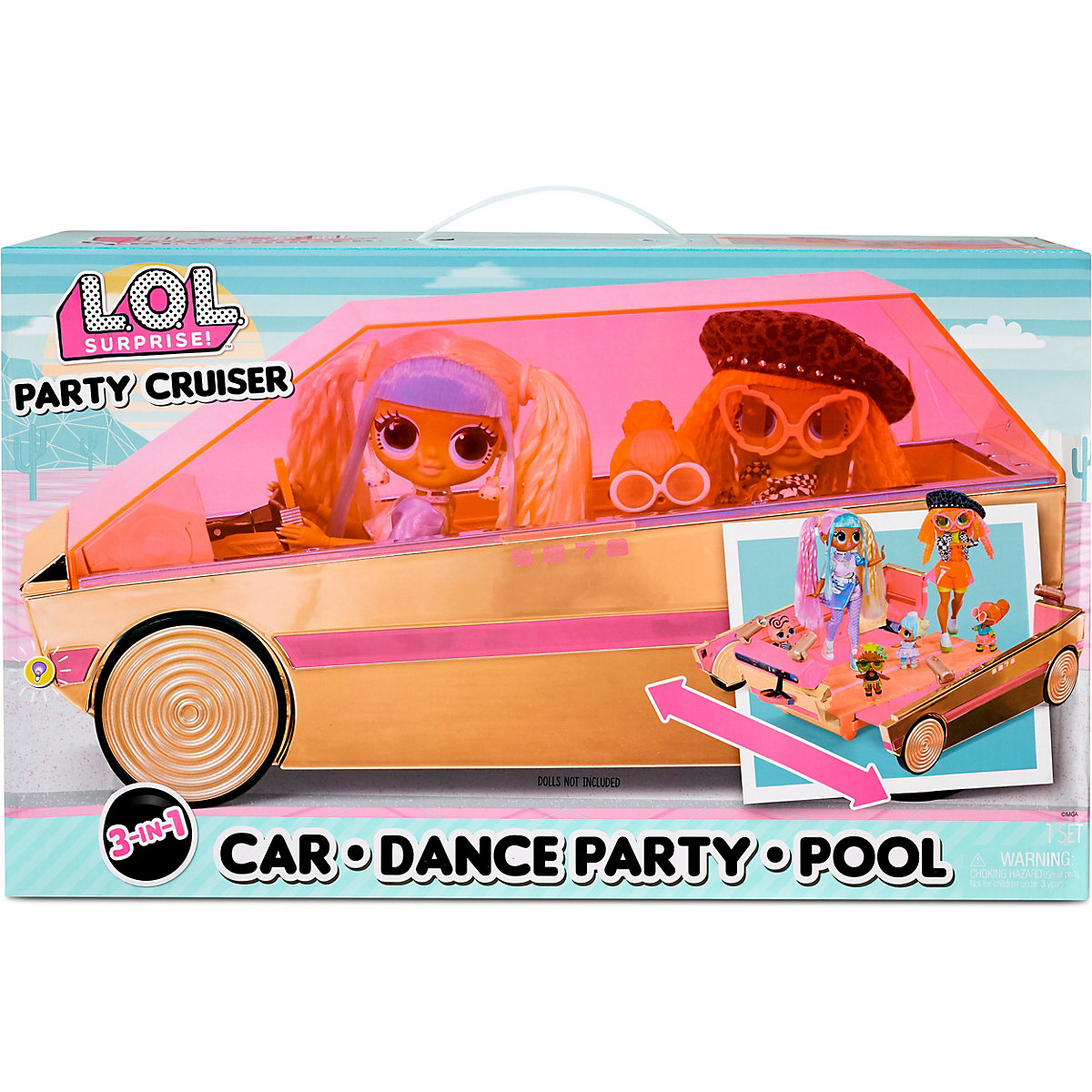 L.O.L. Surprise 3-in-1 Party Cruiser
