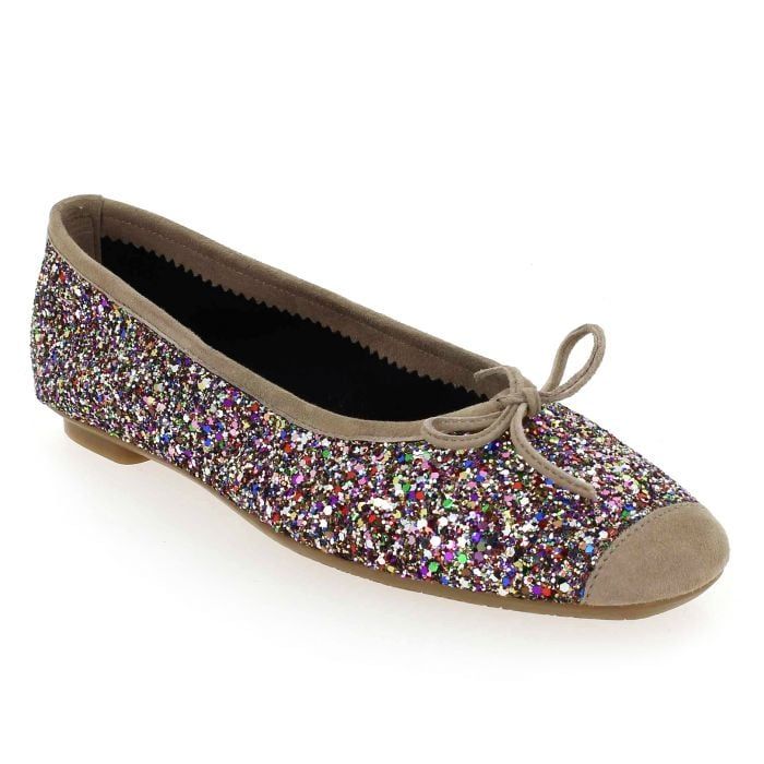Reqins  HARMONY GLITTER - Taupe Multicolore
