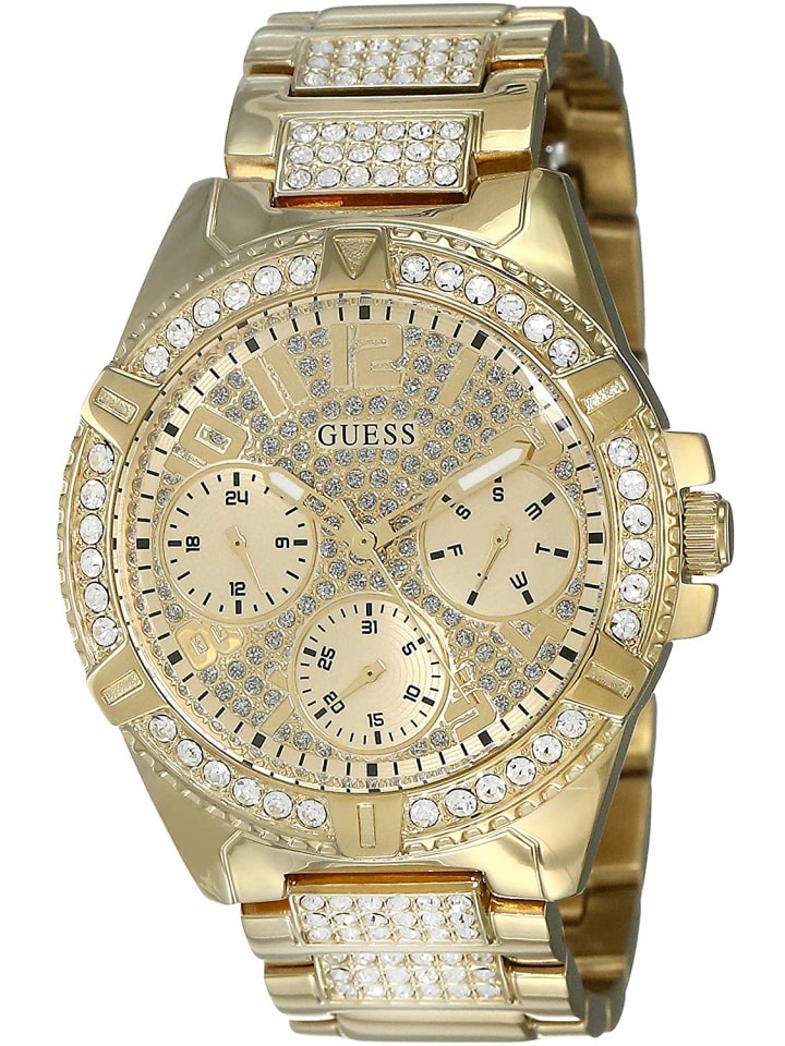 Guess Guess Damen Armbanduhr LADY FRONTIER in gold günstig kaufen onesize