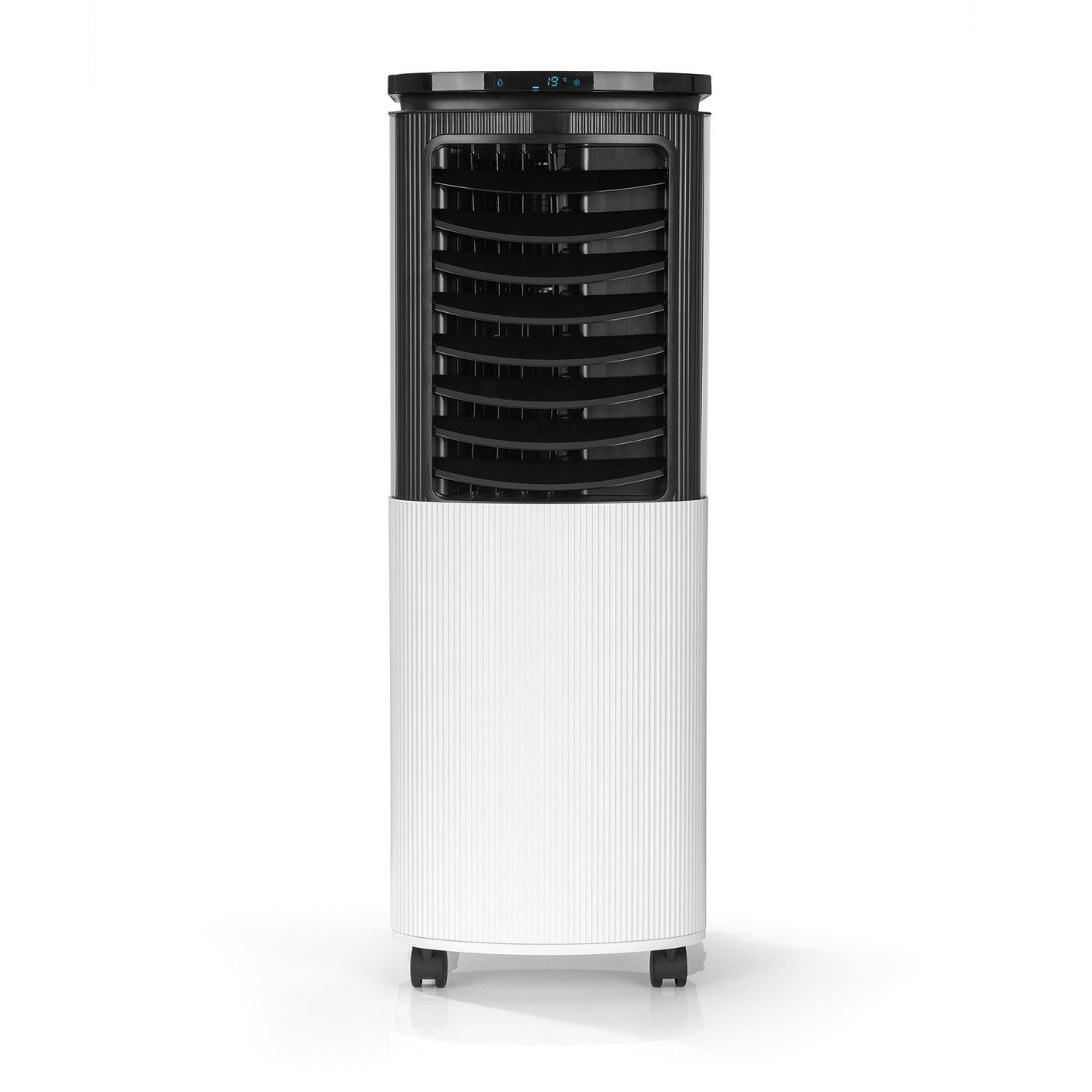 Hoberg Kombigerät Luftreiniger, Ventilator und Heizlüfter Luftkühler mit Peltier-Element, 4 Stufen Luftbefeuchter Timer mobil