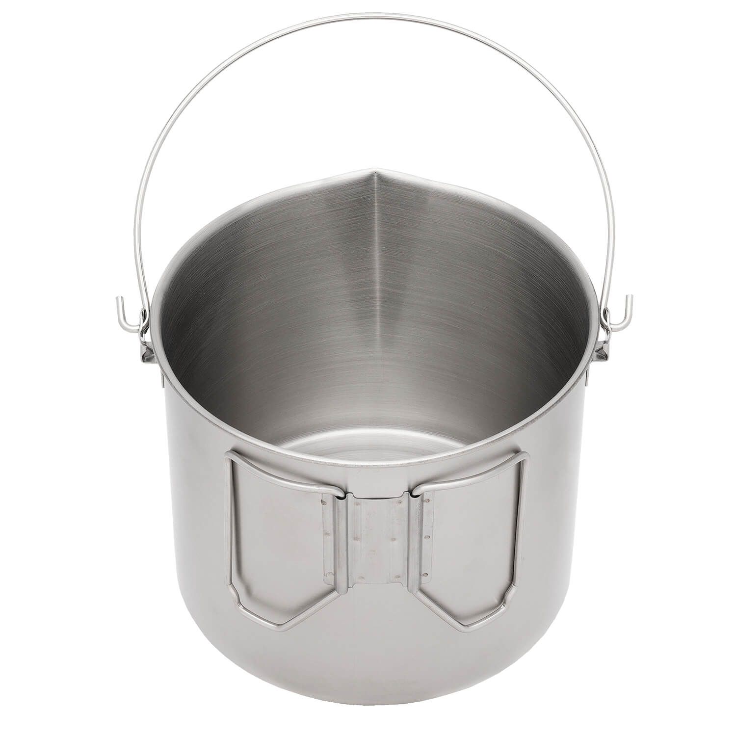 Edelstahl Bush Pot mit Deckel 3.5 Liter