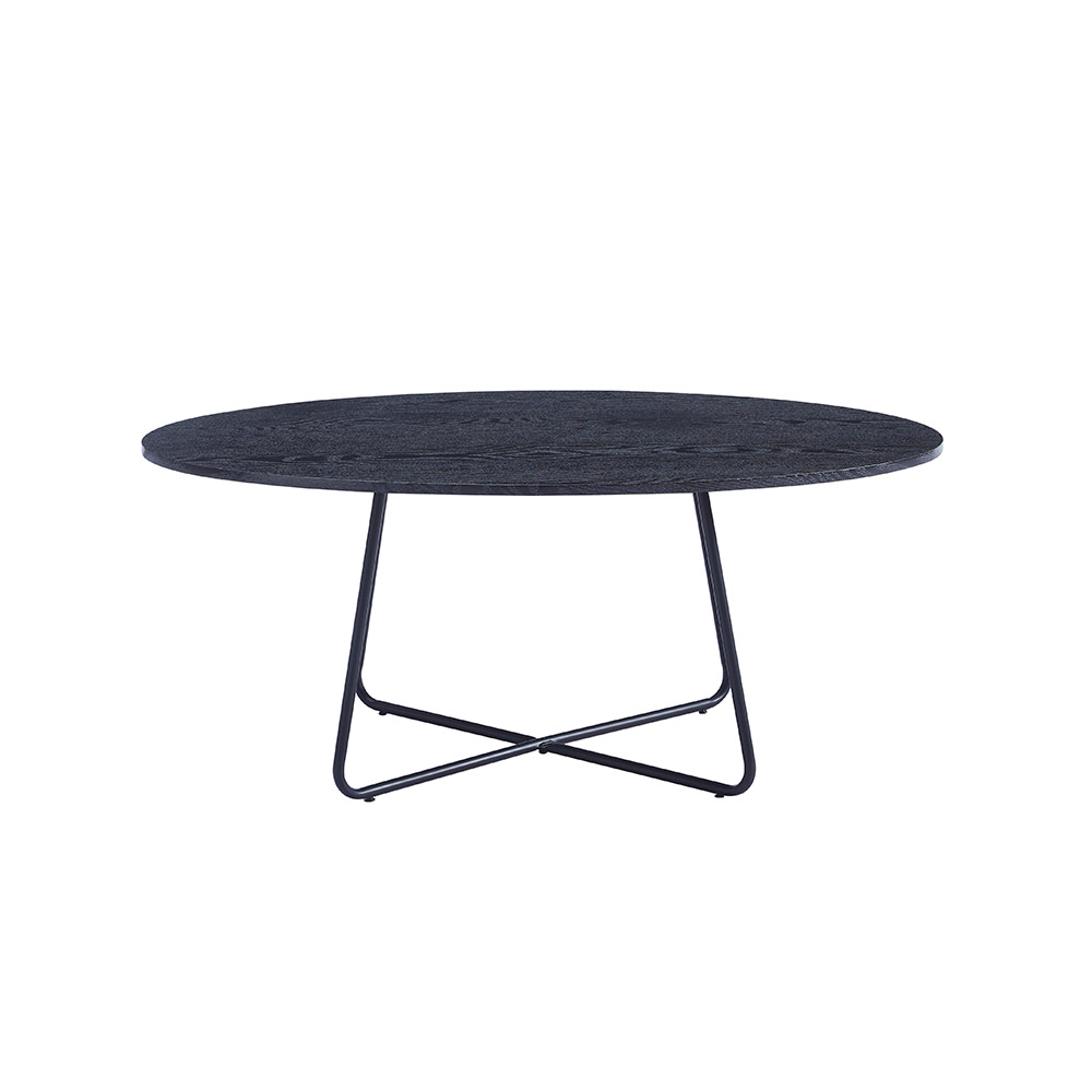 Home Deluxe HOME DELUXE Couchtisch Oval NOVARIS -  Dark Oak