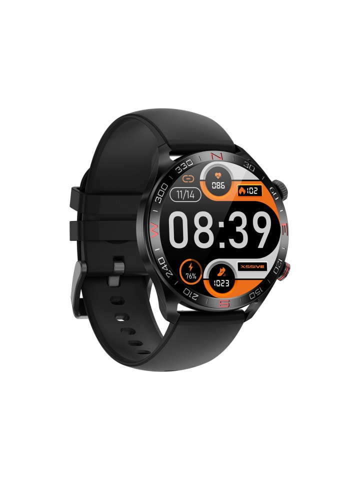 COFI 1453 HD AMOLED Bildschirm Smartwatch - Schwarz in Schwarz günstig kaufen onesize