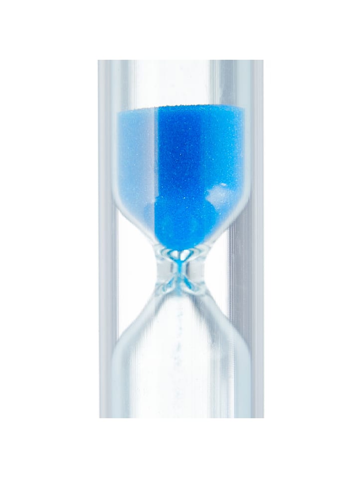 relaxdays 40x Sanduhr Zähneputzen in Weiß-Blau günstig kaufen onesize