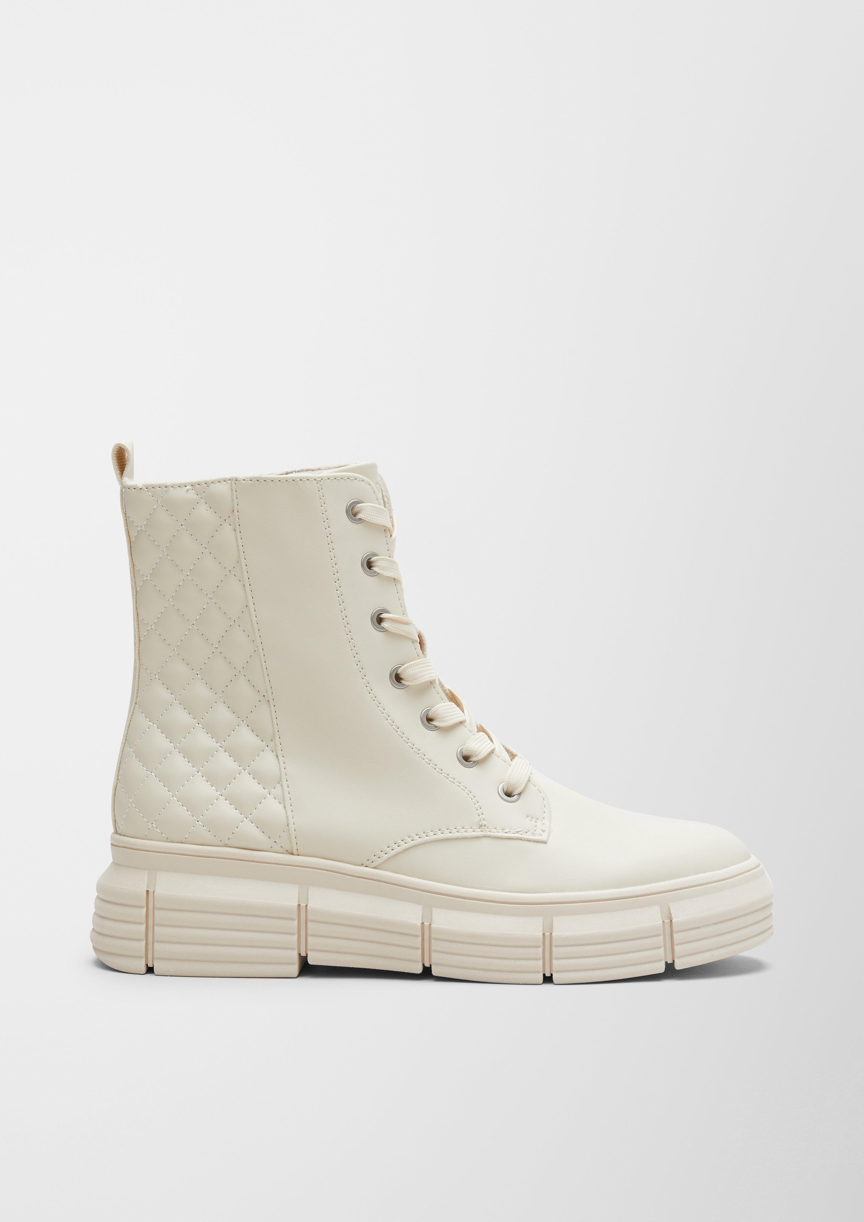 Schnürboots mit Steppung  6006481-462