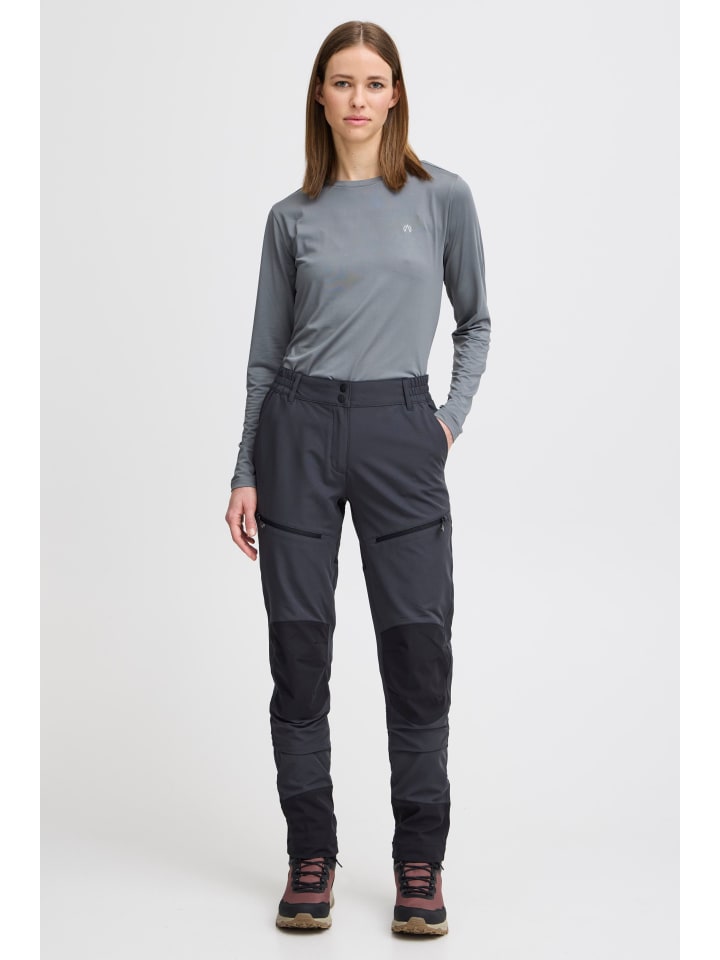 North Bend Trekkinghose NBAvalina W Outdoor Pants 242139MMM in Grau günstig kaufen