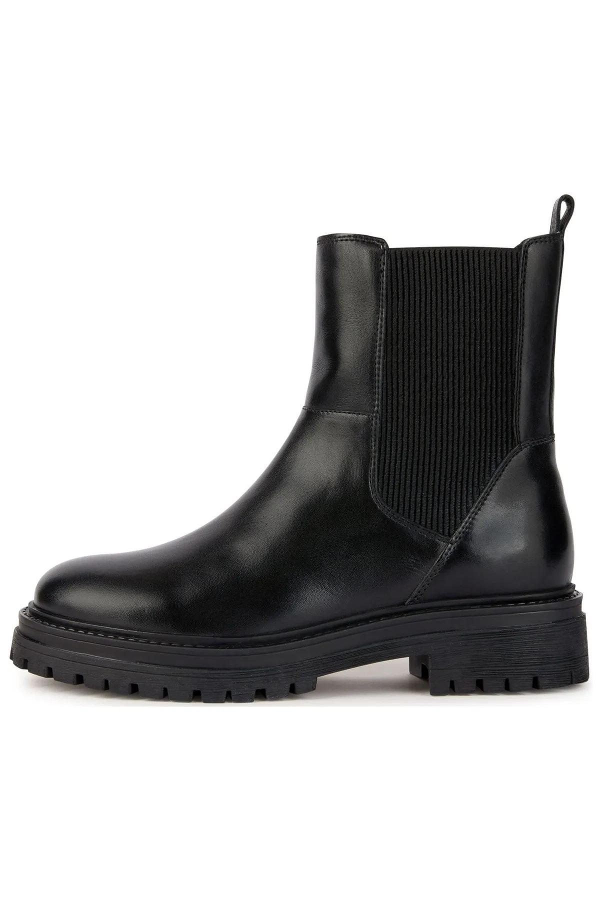 Geox  Stiefelette - Schwarz - Blockabsatz
