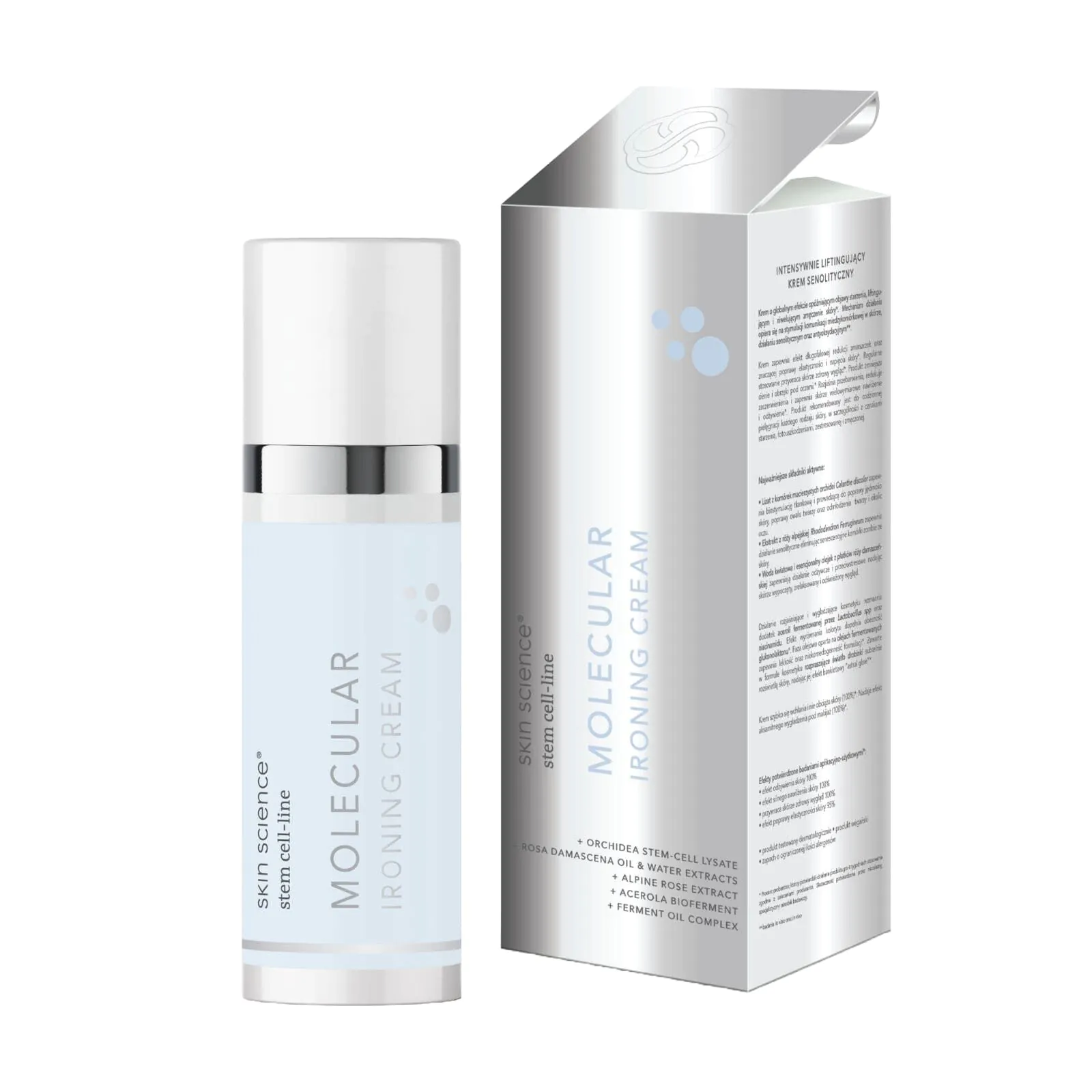 „Skin Science“ kamieninių ląstelių linijos molekulinio lyginimo kremas