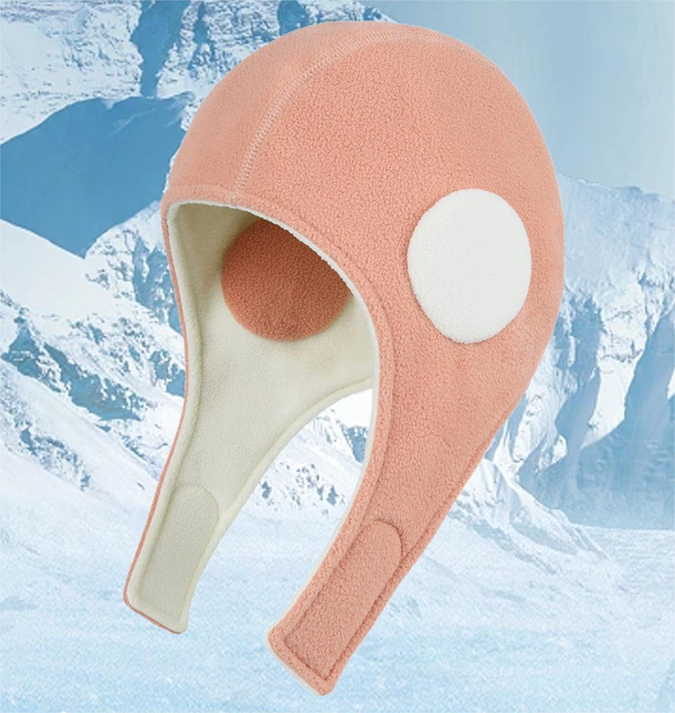Rutaqian Ohrenwärmer Wintermütze Winddichte Fahrrad Skimütze Outdoor-Fleecemütze (Warme Doppellagige, Verdickte Lei Feng-Mütze, Gehörschutzmütze im Eltern-Kind-Stil) für Sport, für Radfahren Skifahren Laufen Outdoor