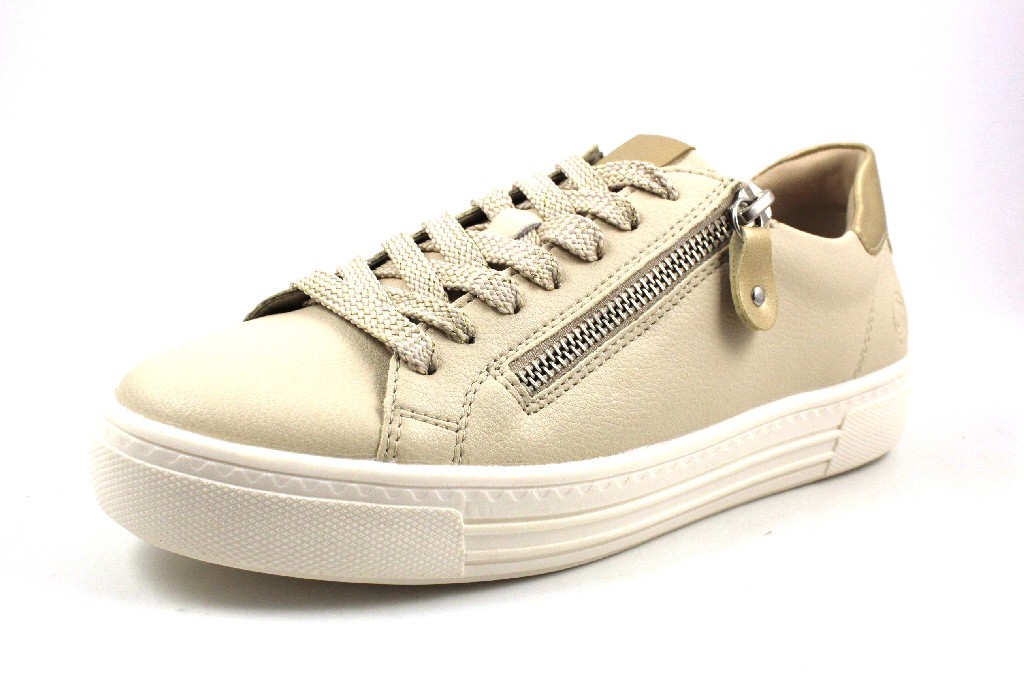 RIEKER Freizeit Schnürer beige