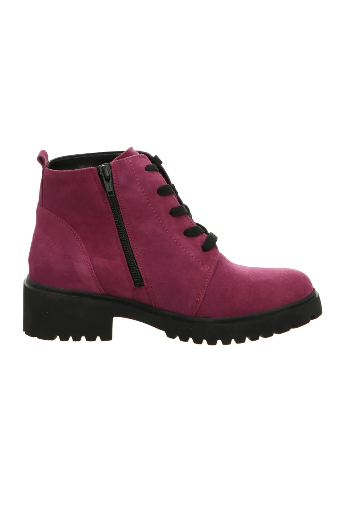 Waldläufer  Stiefelette - Lila - Flacher Absatz
