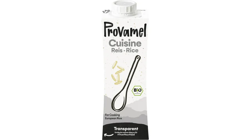 Provamel Biologischer Reisprodukt zum kochen 250 ml
