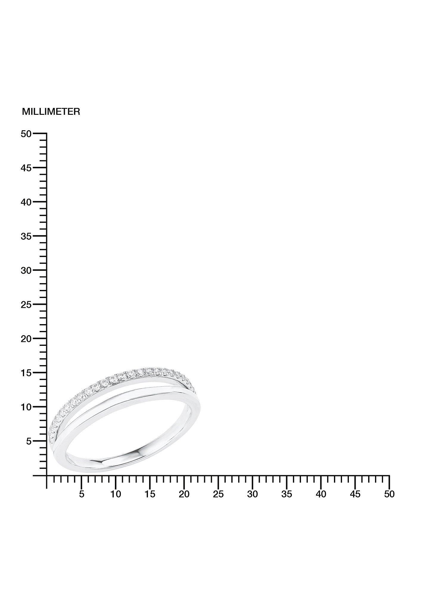 Silbering mit Zirkonia  272.808.6413.3603-05E0