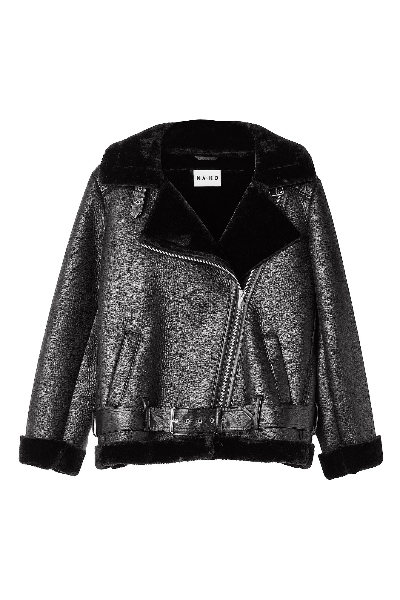 Klassische Bonded-Aviator-Jacke