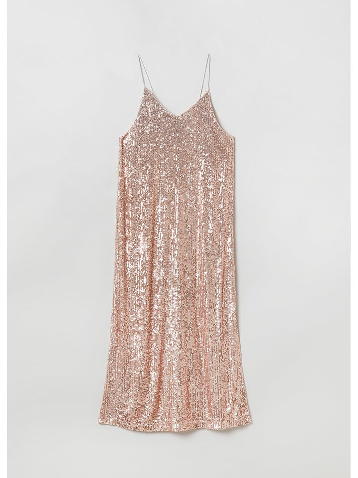 STEFANEL Paillettenkleid in Rosa günstig kaufen