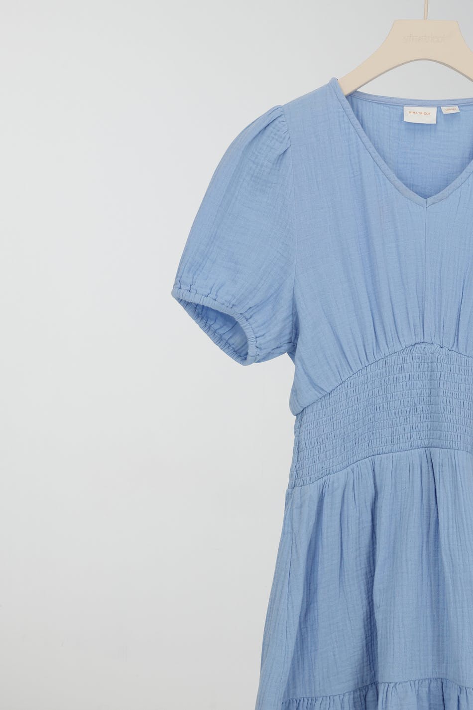 Y gauze frill dress