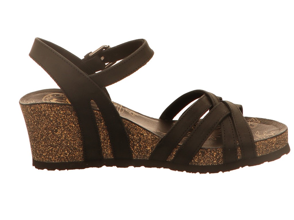 PANAMA JACK Keilsandalen schwarz