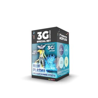 Wargame Color Set: Blue Plasma and Glowing Effects