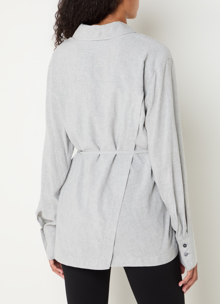 Vanilia  Blouse met strikceintuur
