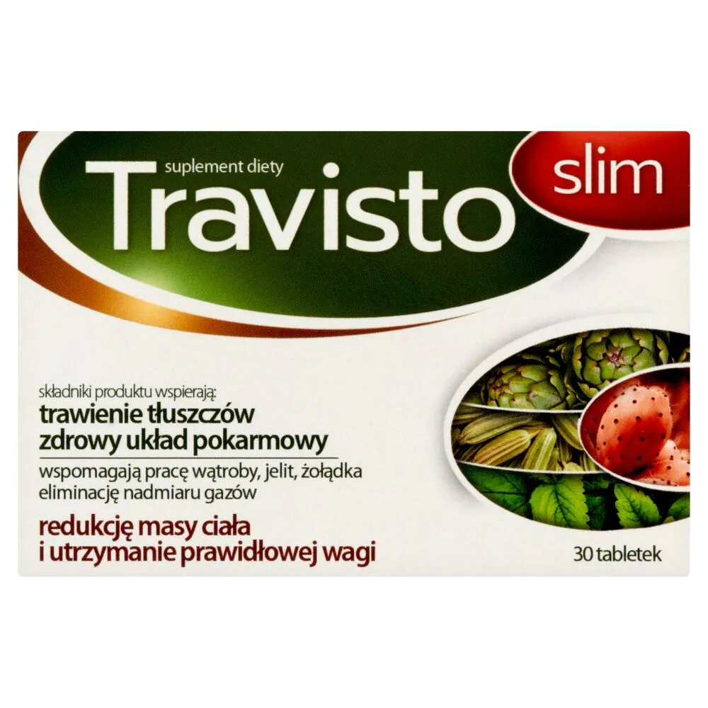 Travisto Slim, dodatak prehrani za podršku probavi, tablete