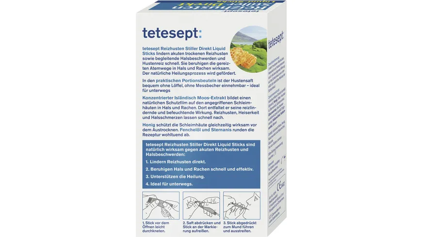 tetesept Reizhusten Liquid Sticks