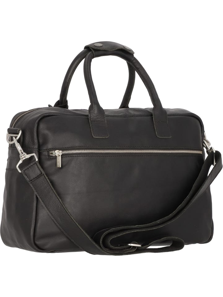 Cowboysbag The Diaper Bag Wickeltasche Leder 39 cm in black günstig kaufen onesize
