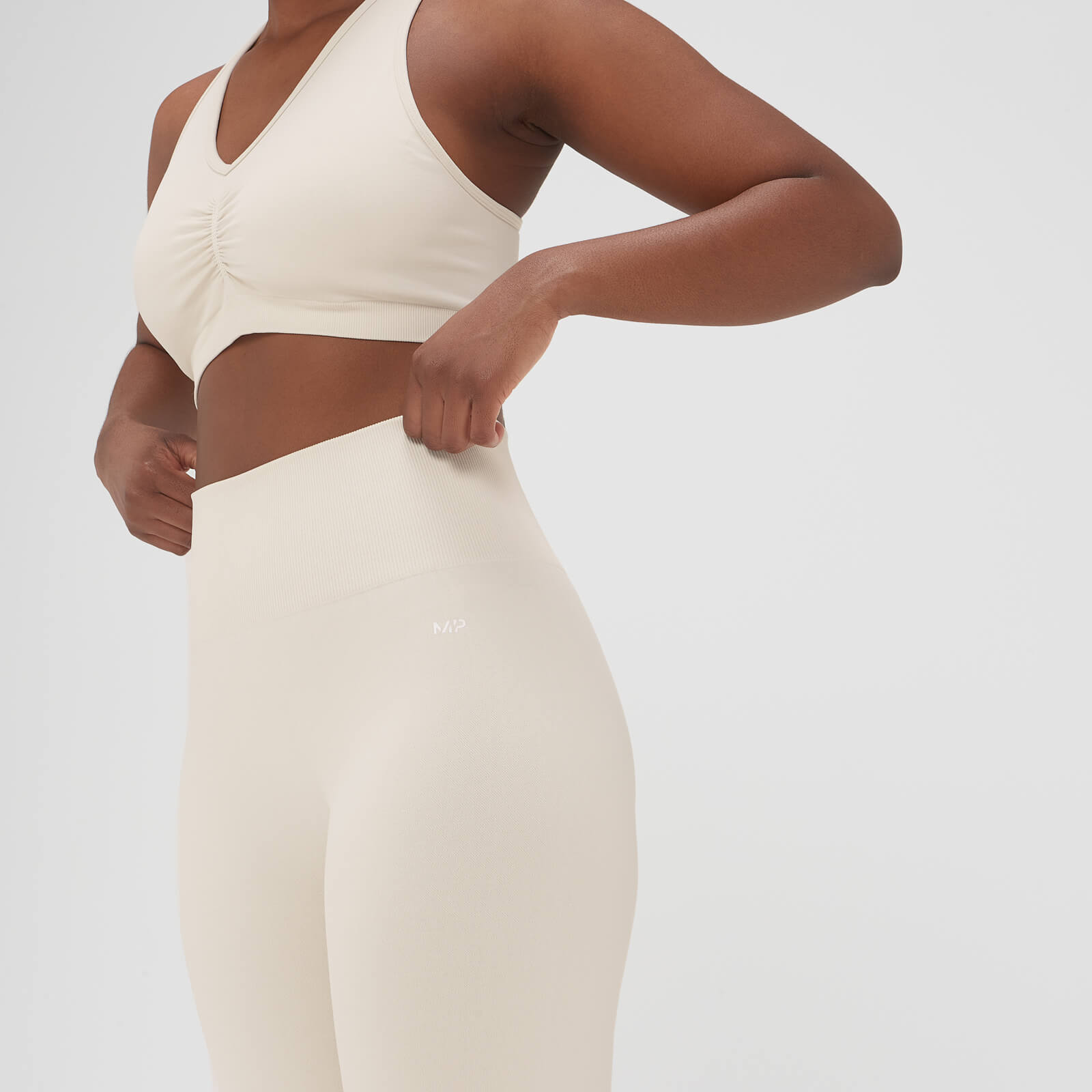 Legging sans coutures délavé MP pour femmes – Écru