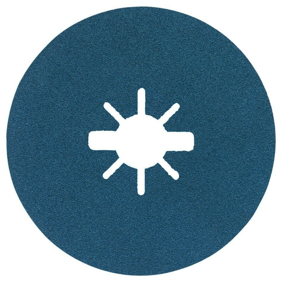 Disco de lixa de fibra Bosch Blue Accessories 2608619157 X-LOCK, ideal para metal, 115 mm, K100