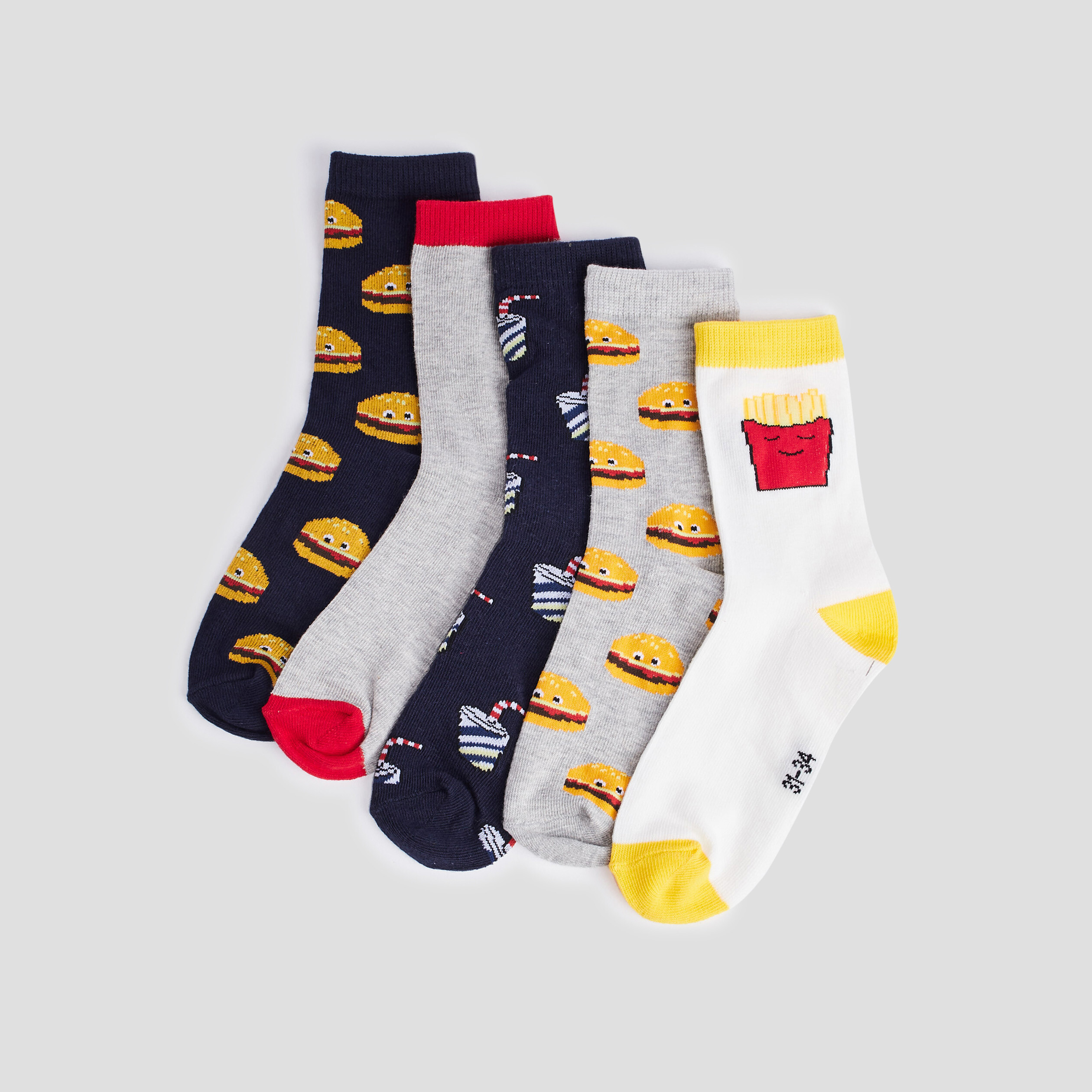 Lot 5 paires chaussettes multicolore garçon | La Halle