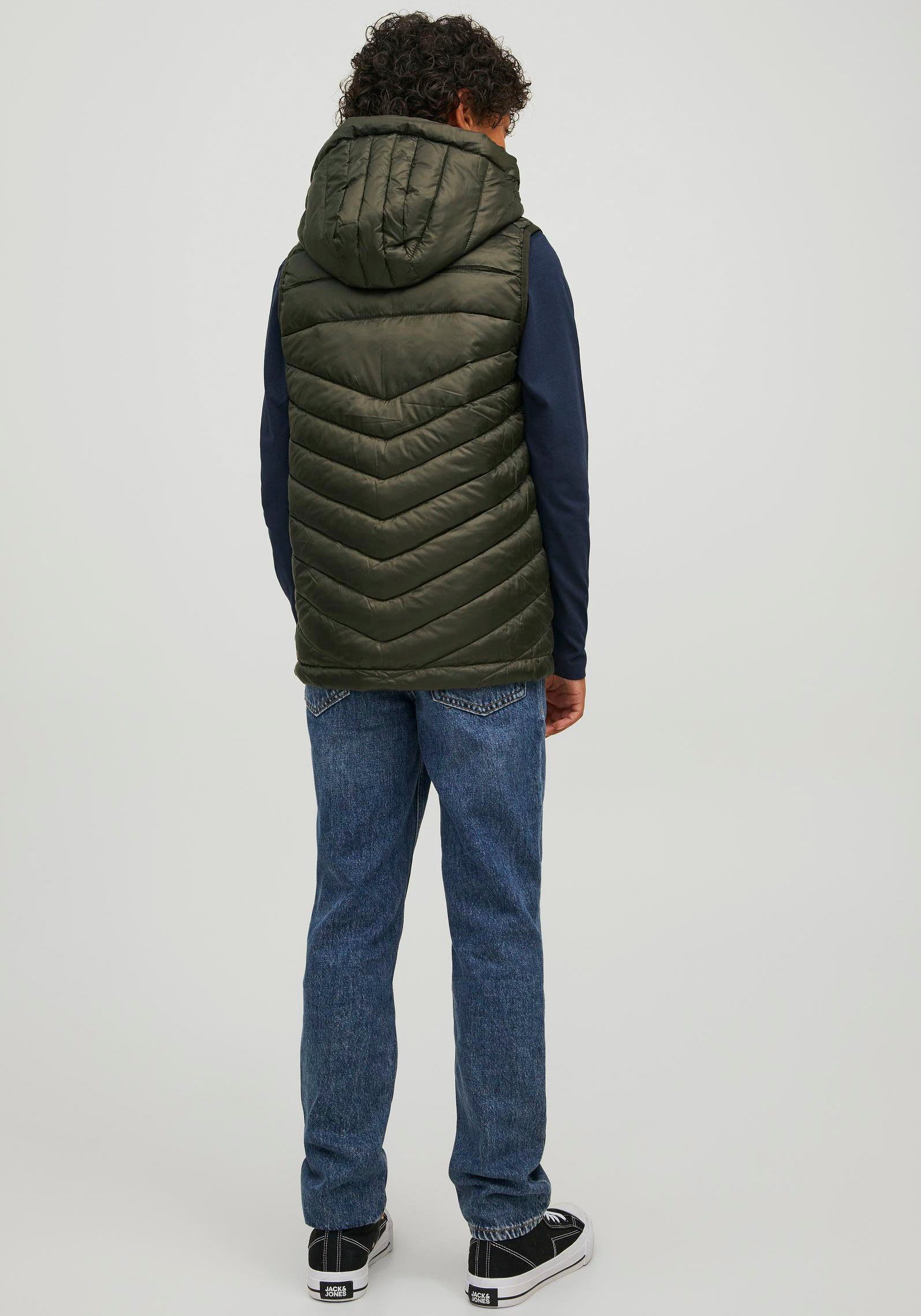 Jack & Jones Junior Steppweste JJEHERO BODYWARMER HOOD NOOS JNR