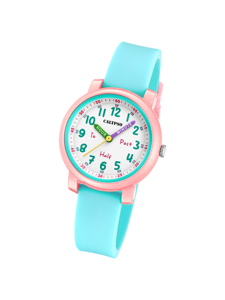 Calypso Analog-Armbanduhr Calypso Junior hellblau mittel (ca. 32mm) günstig kaufen onesize