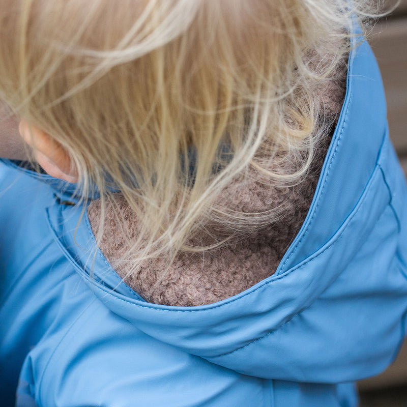 aarhus rain suit wool pigeon blue - Blau