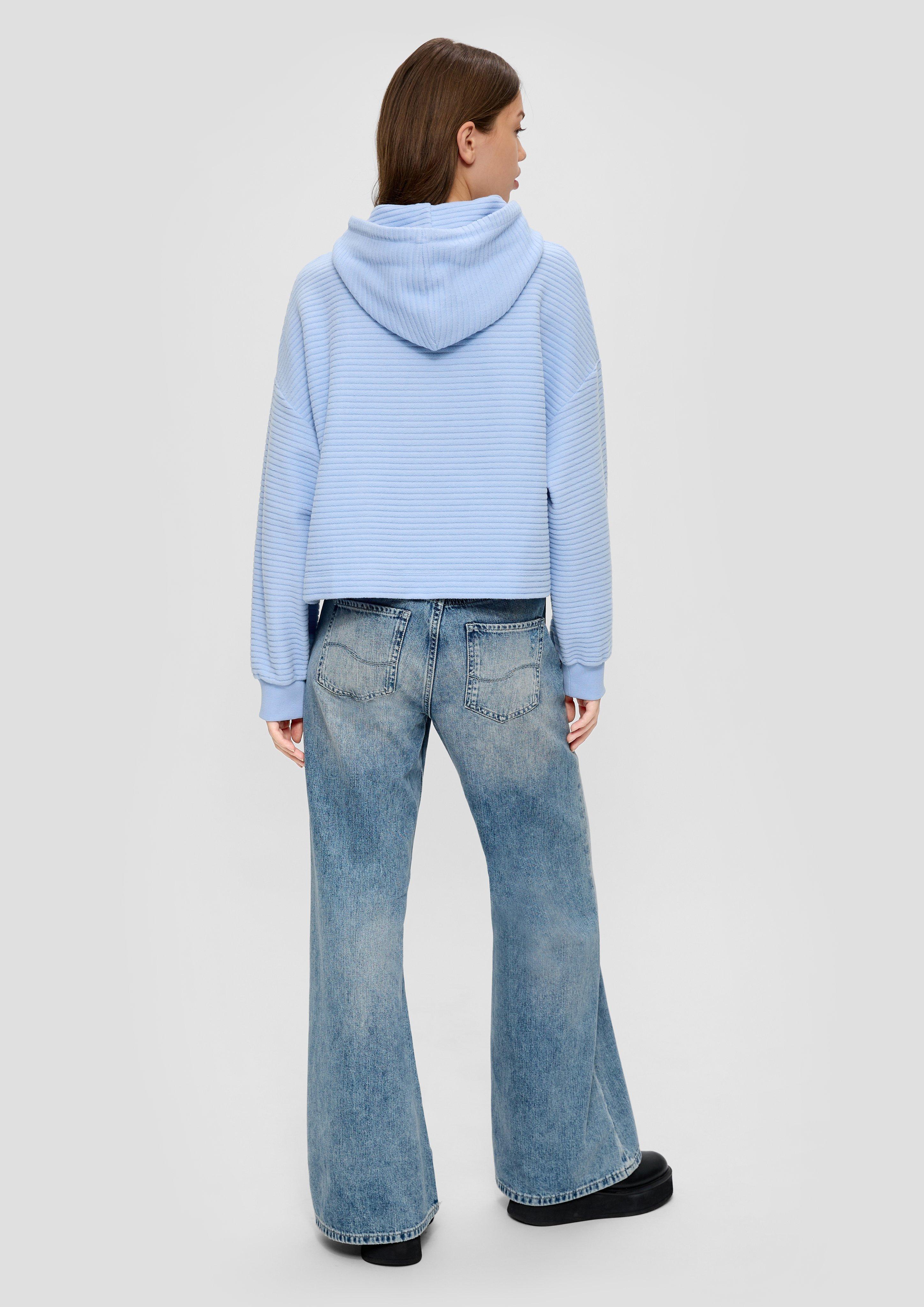 Hoodie mit Rippstruktur  2135490-5327