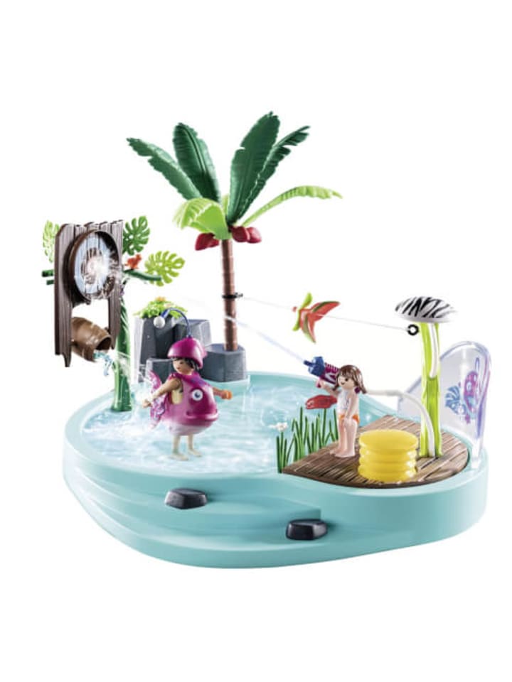 Playmobil Spielfigur Set Family Fun Spaßbecken mit Wasserspritze, 4-10 Jahre günstig kaufen onesize