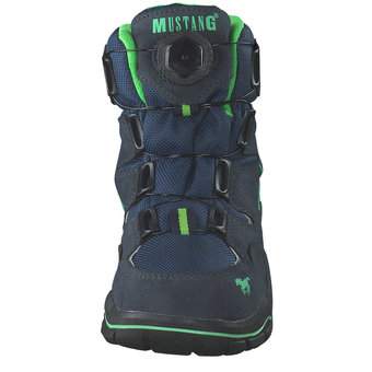 Mustang Schnür Boots in blau