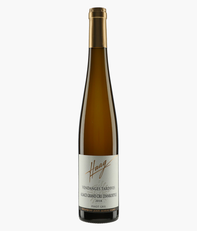 Vendange Tardive Grand Cru Zinnkoepflé Pinot Gris 2018HAAG JEAN-MARIE
