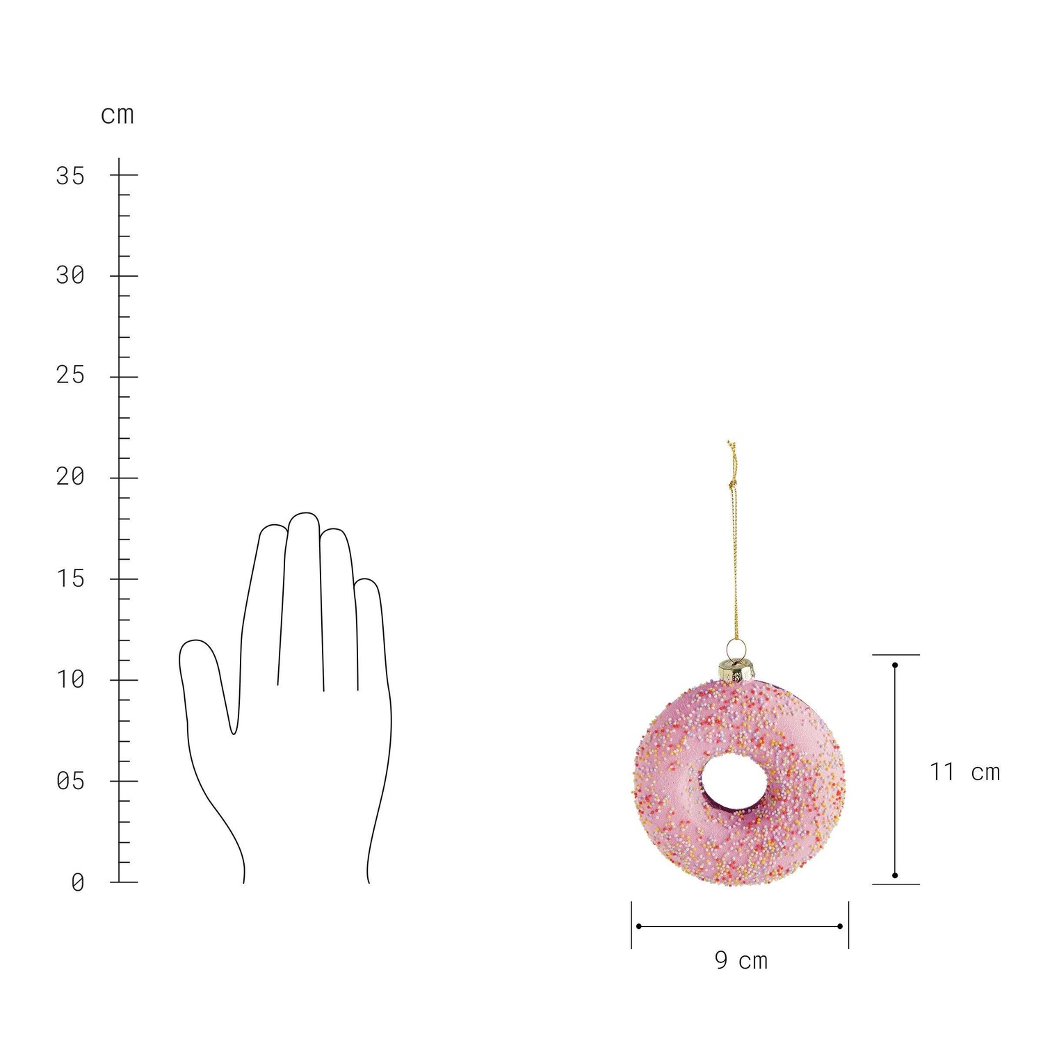HANG ON Anhänger Donut Ø10cm