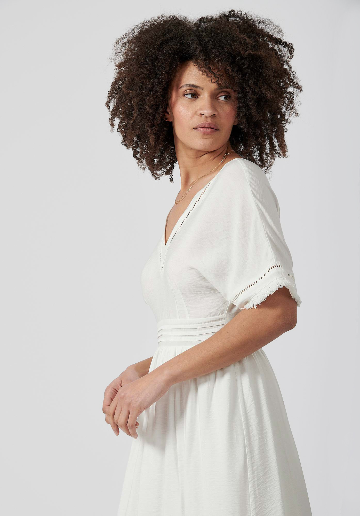 CASSY  Robe longue blanche femme
