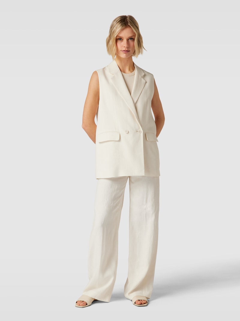 Blazer mit Pattentaschen Modell 'HAINAULT' in offwhite