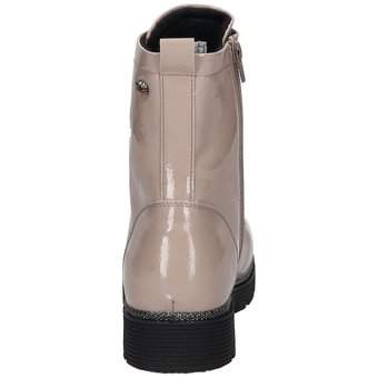 Barbarella Schnür Boots in beige